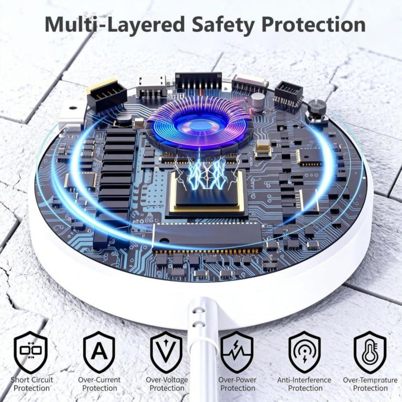 Cargador inalámbrico Rvelon pack de 2 de 3 m Mag‑Safe para iPhone
