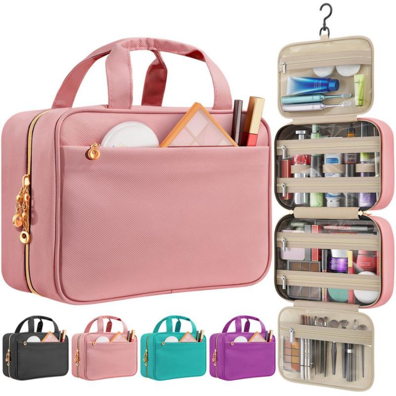 Bolsa de aseo colgante Voyree con bolsillos transparentes