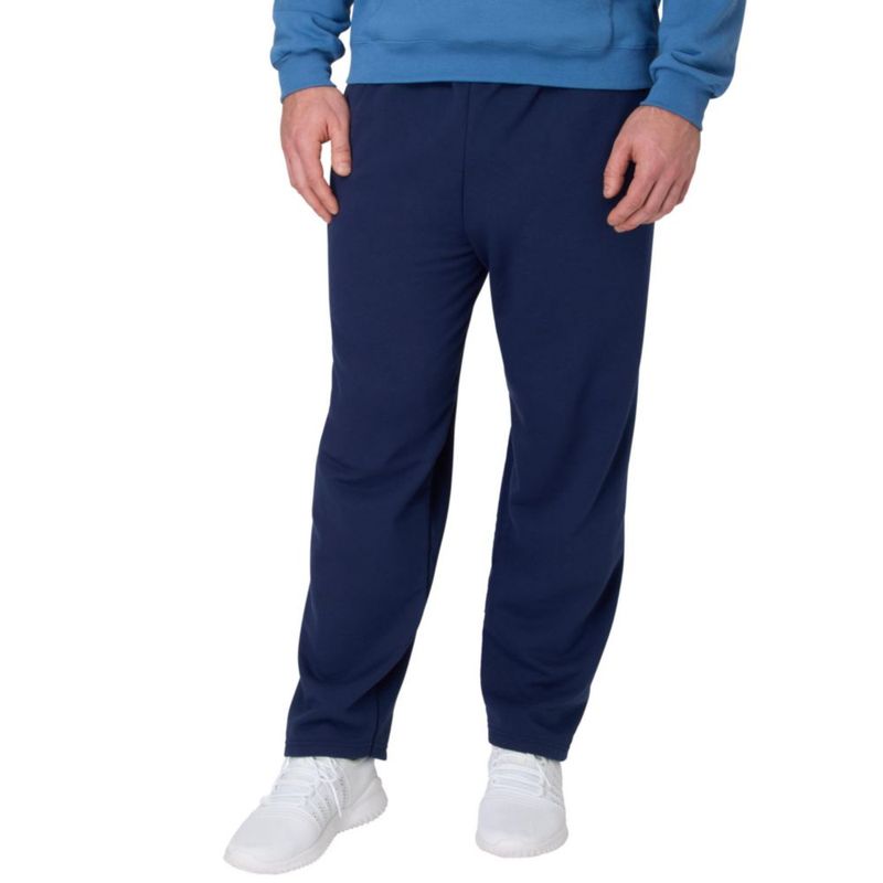 PANTALONES Hanes EcoSmart de Pierna Abierta 3XL Azul Marino