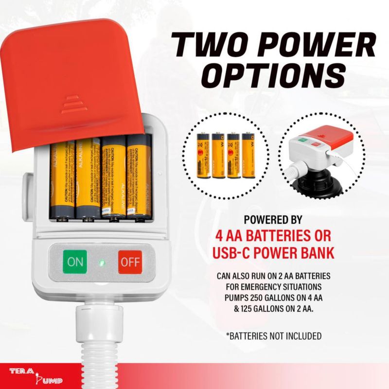 Bomba de Transferencia de Líquidos TERA PUMP 3.2 GPM con Parada Automática