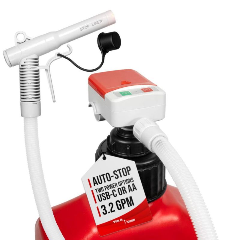 Bomba de Transferencia de Líquidos TERA PUMP 3.2 GPM con Parada Automática