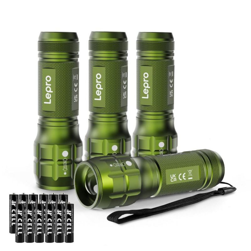 Linterna Lepro 10 cm Impermeable 140 lúmenes