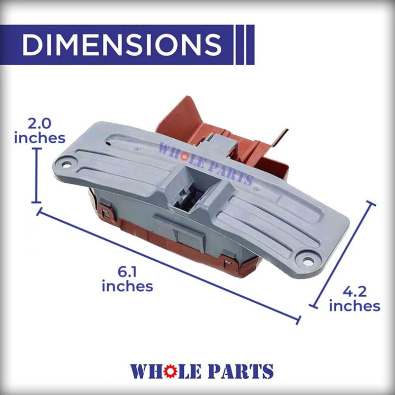 Pestillo de puerta para lavadora Whole Parts 134629900 120 V