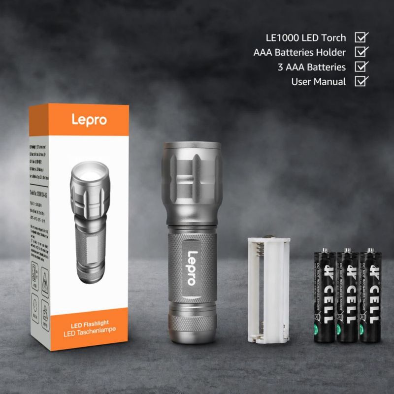 Linterna Lepro 107 cm Impermeable 140 lúmenes
