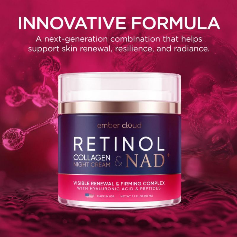 Crema Facial Ember Cloud 50 ml Retinol y Colágeno