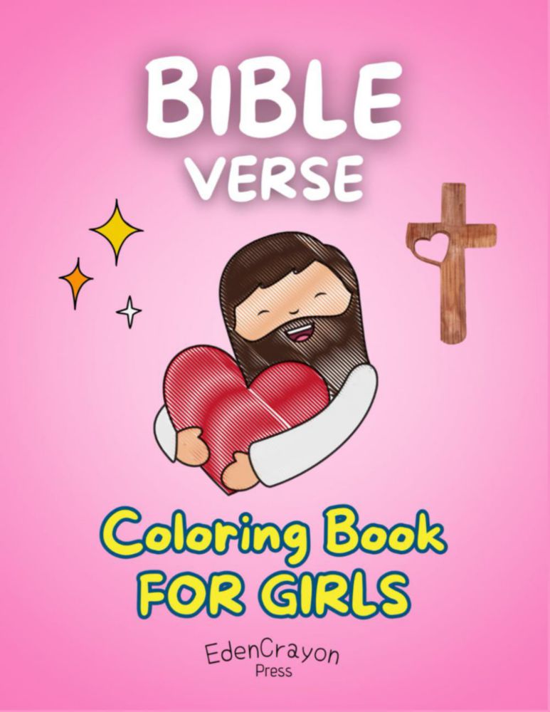 Libro para colorear Majosta: Versículos bíblicos para niñas