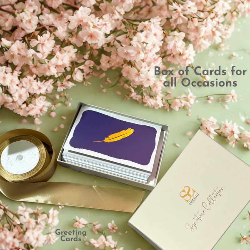 Tarjetas de Felicitación SETTINI surtidas - Caja de 18 unidades