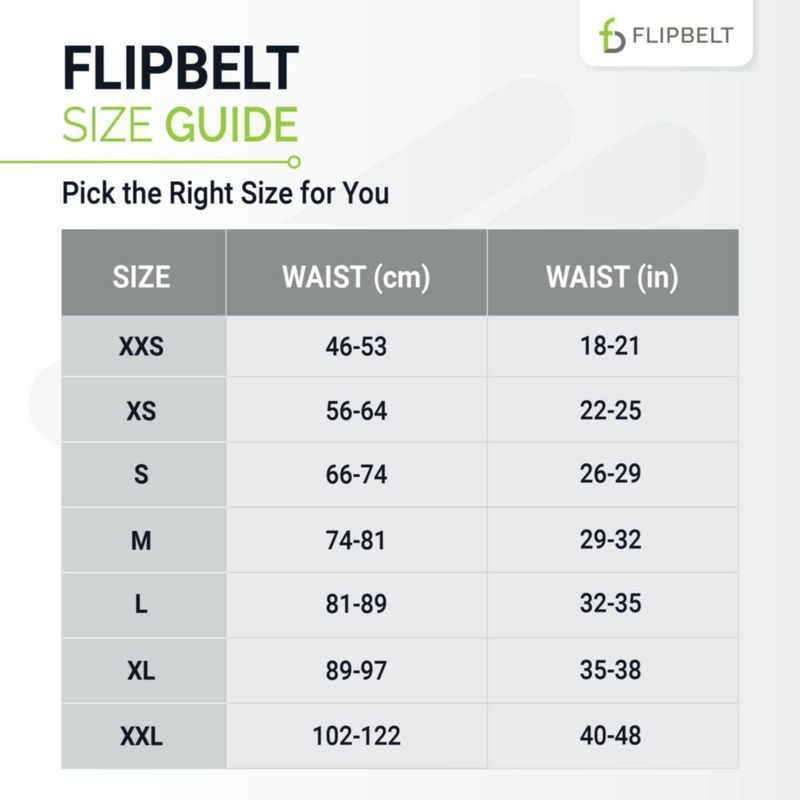 Bolsa de Cintura FlipBelt Mediana/29-32 Neon Punch