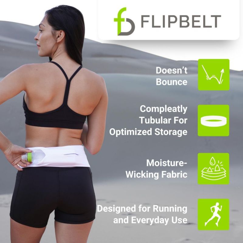 Bolsa de Cintura FlipBelt Mediana/29-32 Neon Punch