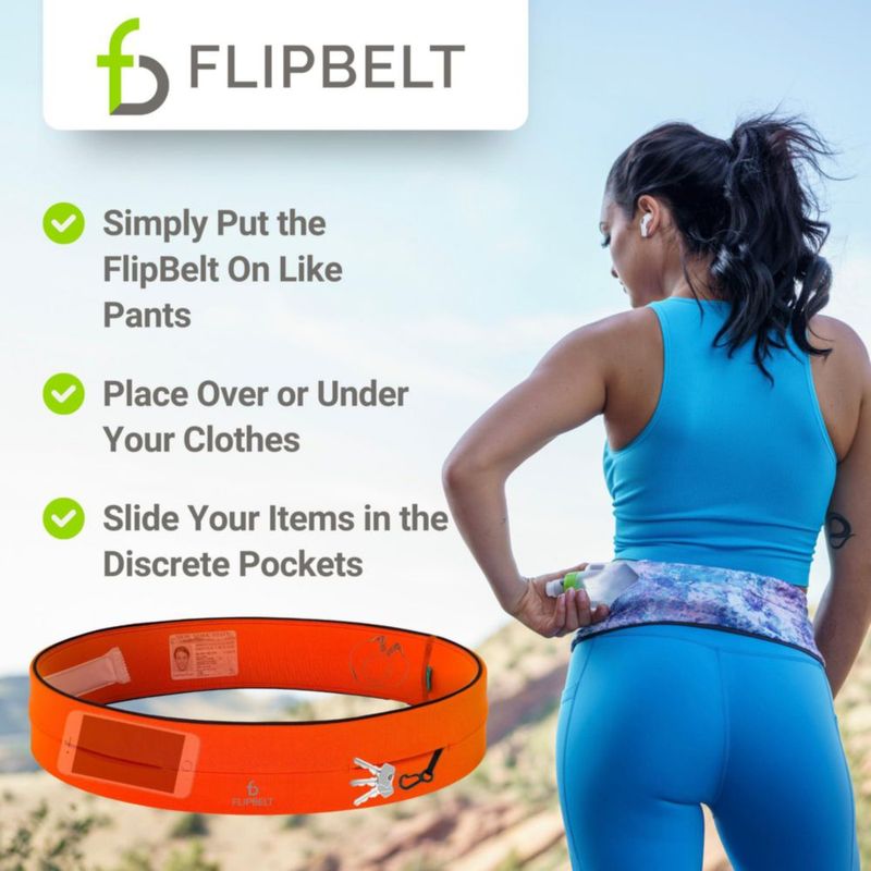 Bolsa de Cintura FlipBelt Mediana/29-32 Neon Punch