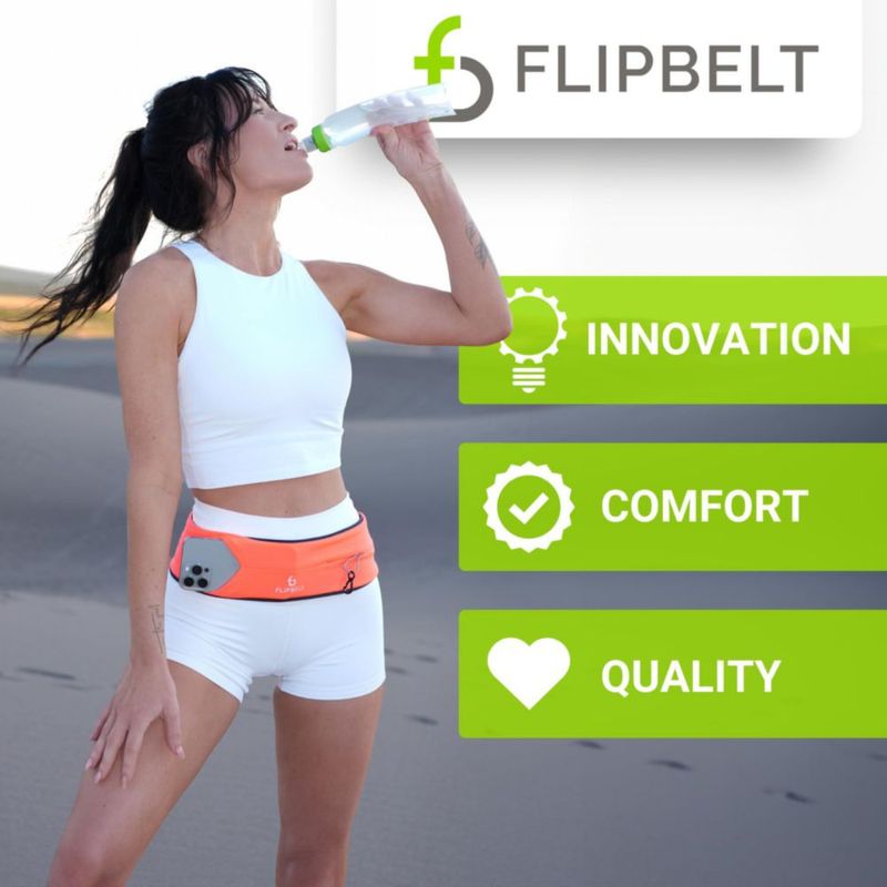 Bolsa de Cintura FlipBelt Mediana/29-32 Neon Punch