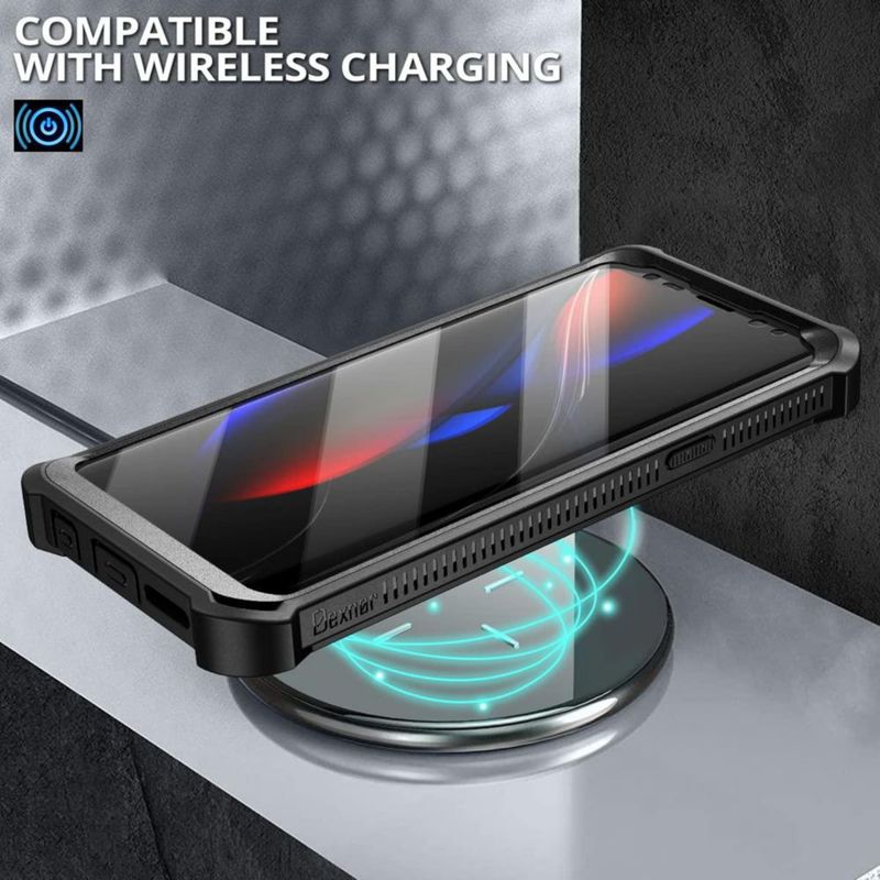 Funda Dexnor para Samsung Galaxy S9 con soporte retráctil - Negra
