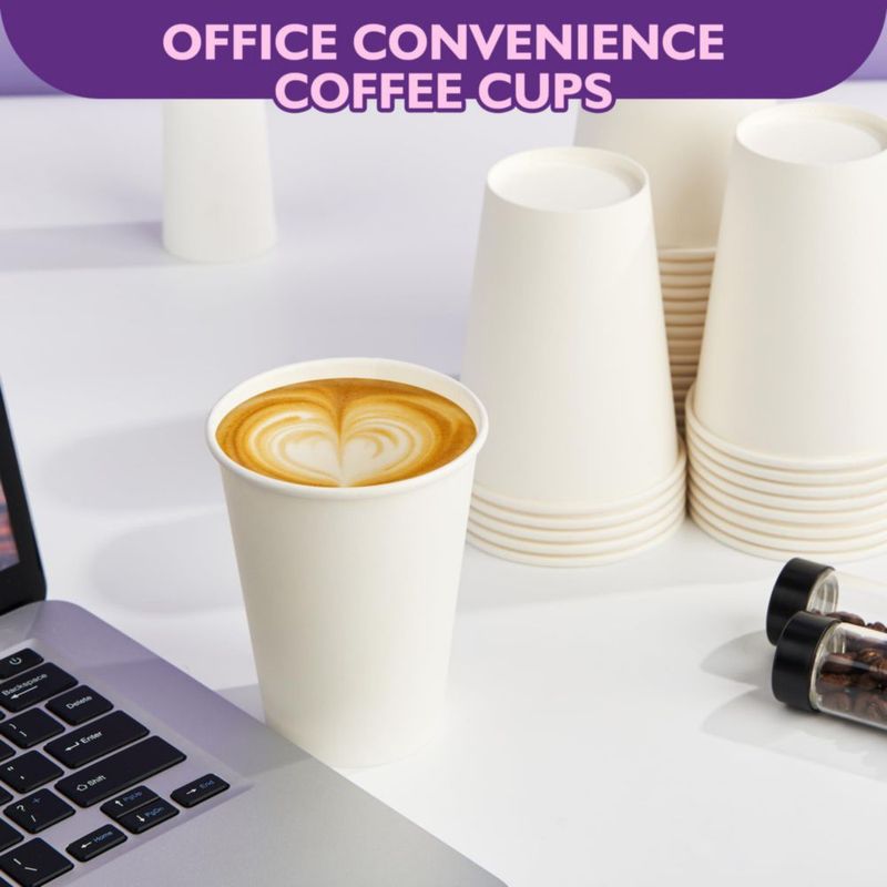 Vasos de Café PACKINNO 355 ml Blanco 300 unidades