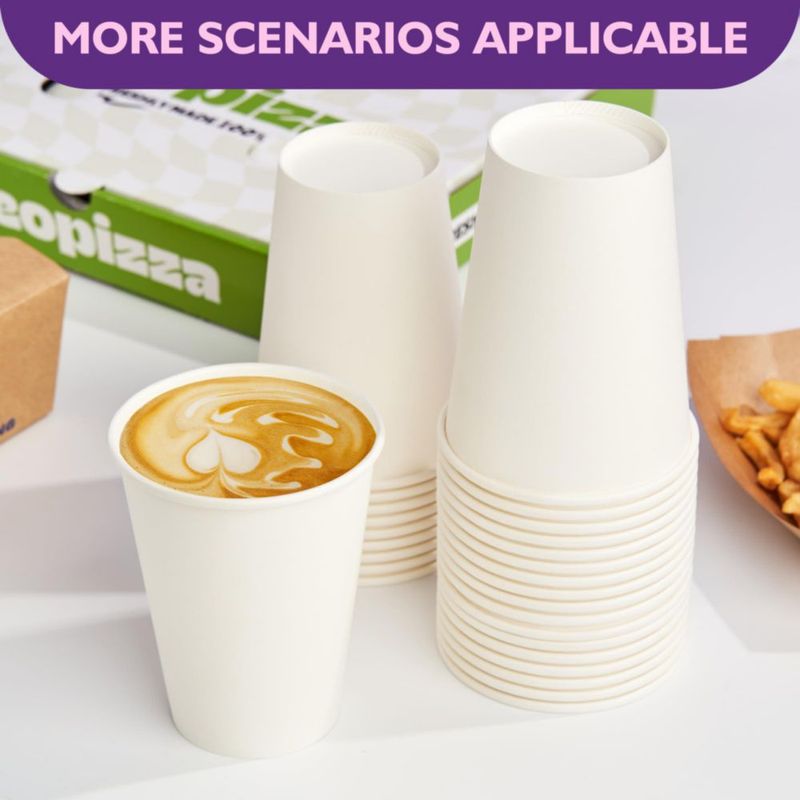 Vasos de Café PACKINNO 355 ml Blanco 300 unidades