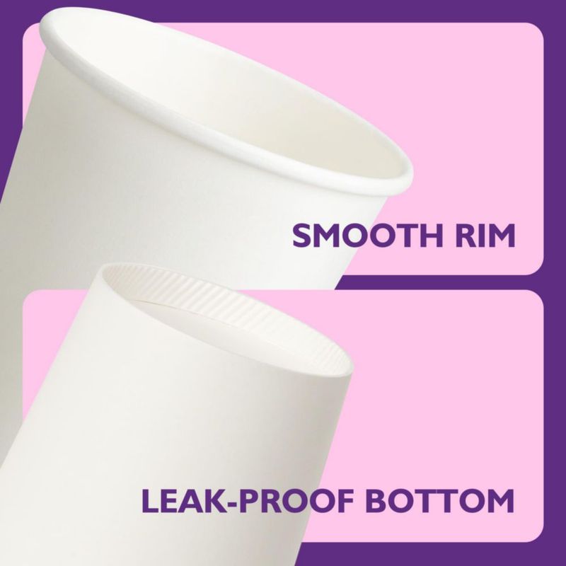 Vasos de Café PACKINNO 355 ml Blanco 300 unidades