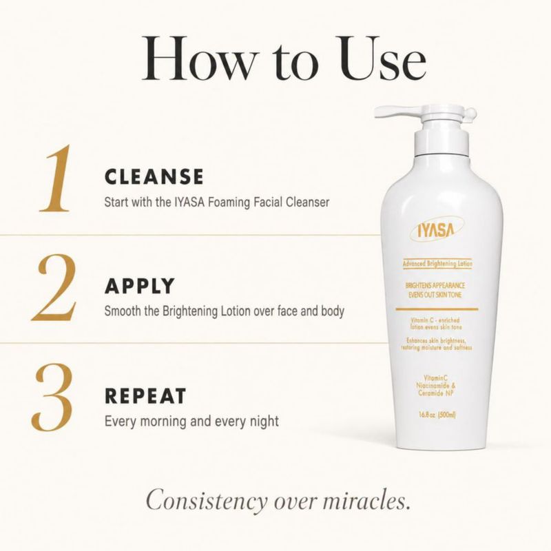 Loción Corporal IYASA 500 ml Vitamina C y Niacinamida