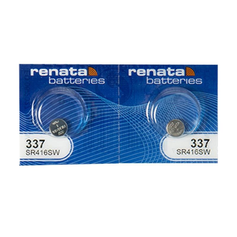 Batería Renata 337 SR416SW 155 V de óxido de plata paquete de 2