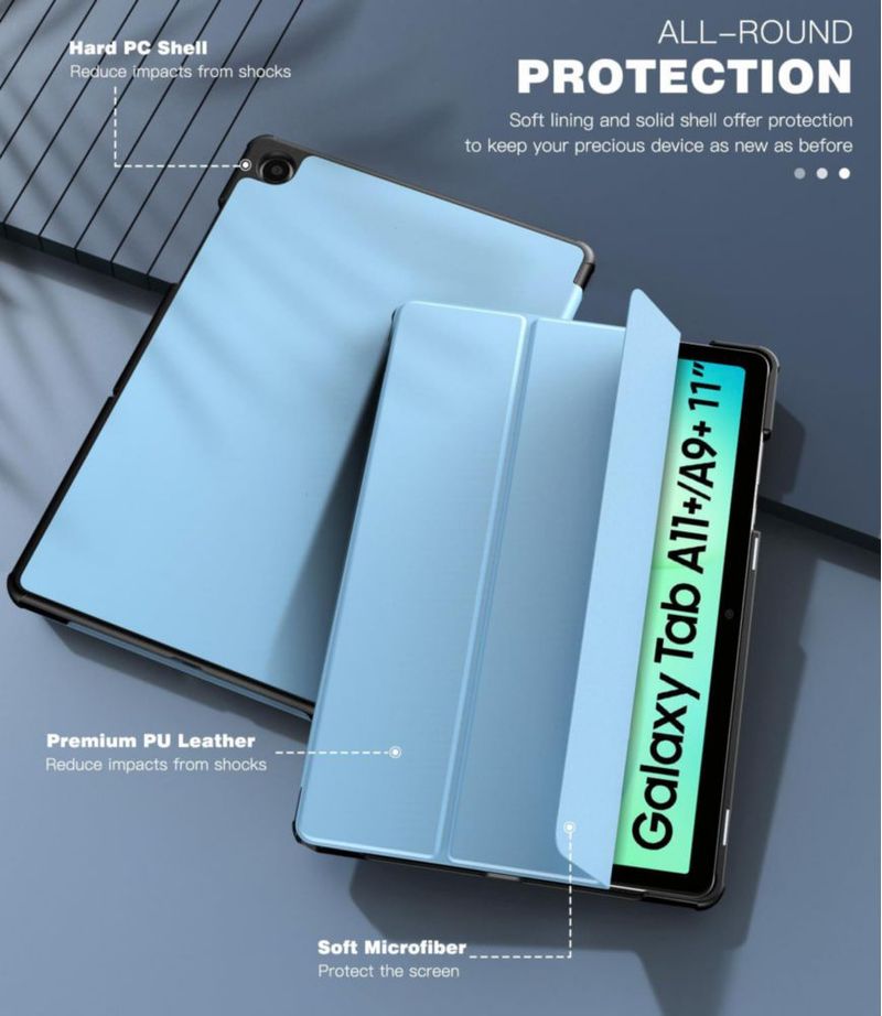 Funda para Tablet TiMOVO Galaxy Tab A11+/A9+ 11" Azul Cielo