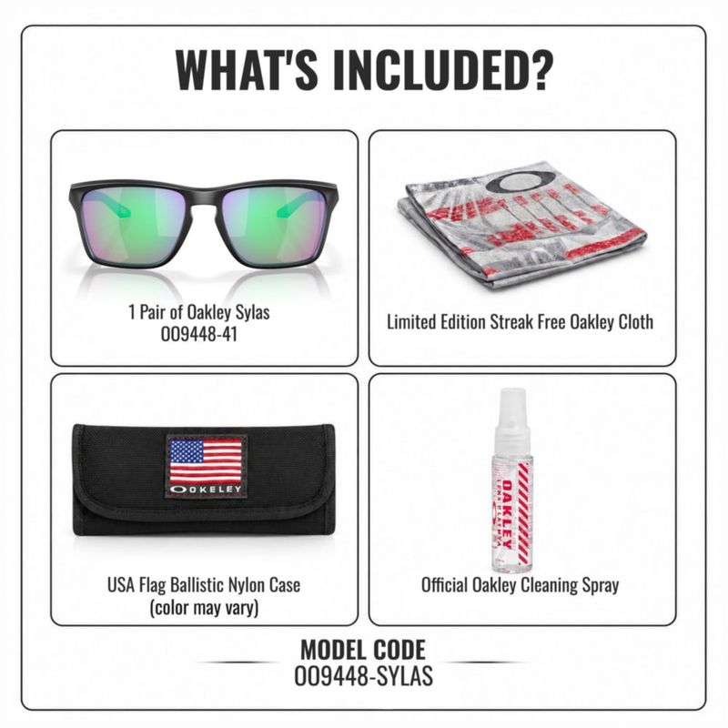 Gafas de sol Oakley SYLAS OO9448 rectangulares Prizm Golf
