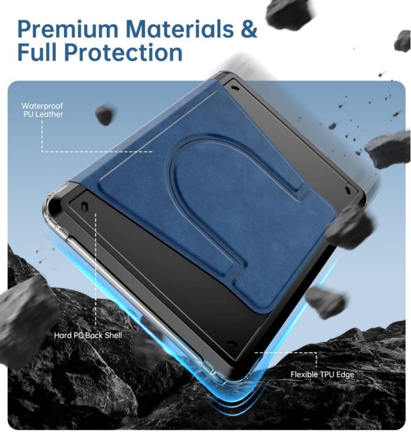 Funda para eBook MoKo 18 cm Giratoria 360° Azul Sarga