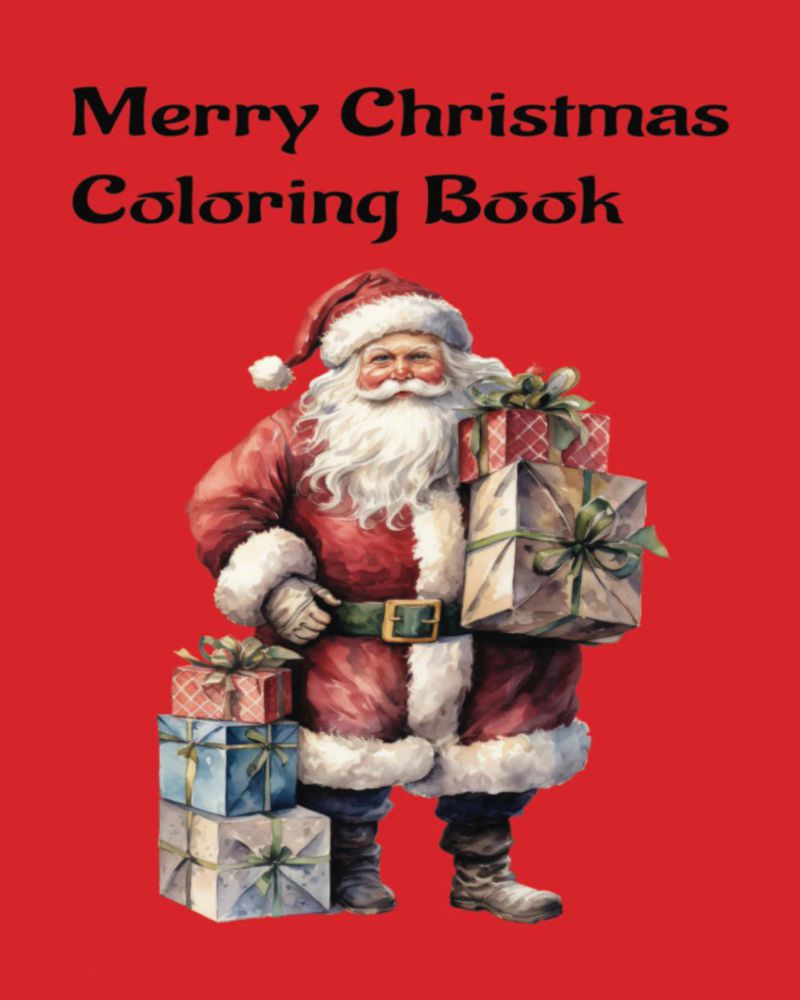 Libro para colorear Majosta ¡Feliz Navidad y Año Nuevo!