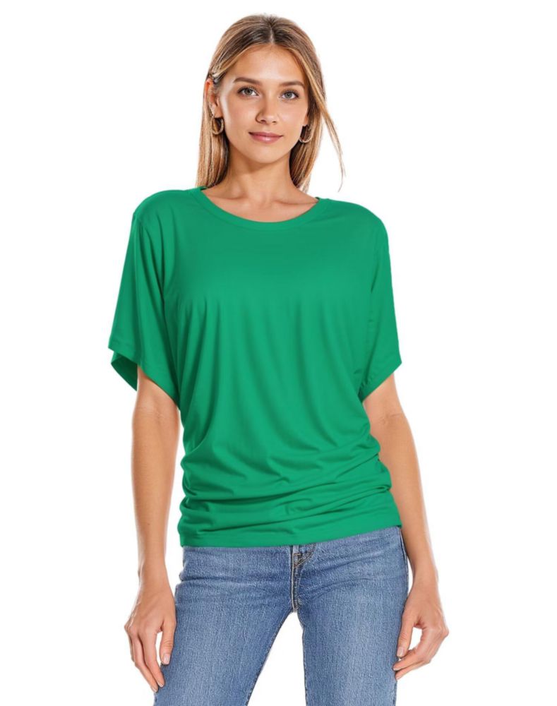 Camisa dolman de mujer Hybrid & Company KT44130X Kelly 3X