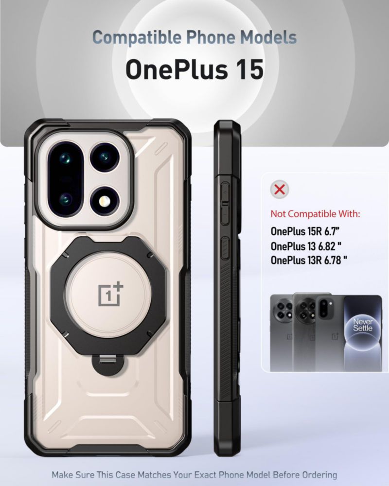 Funda Poetic OnePlus 15 con MagSafe y Soporte Giratorio