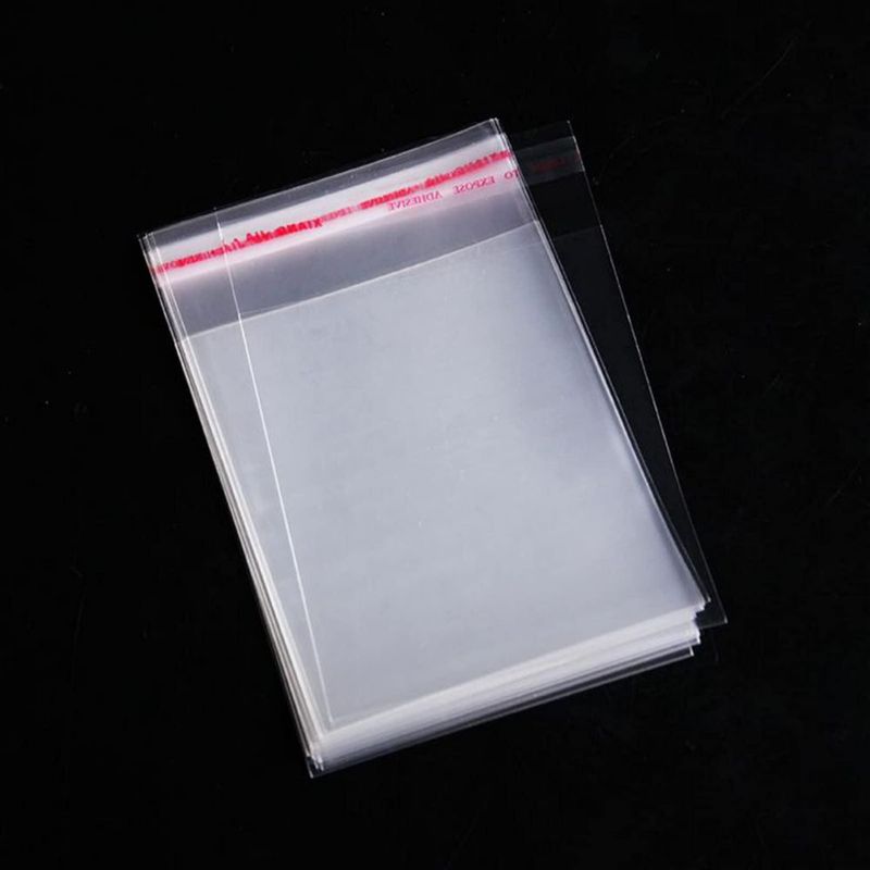 Bolsas de celofán Aubeco 13x18 cm 240 unidades con cierre auto‑adhesivo