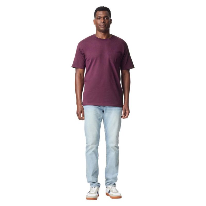 CAMISETA Gildan Dryblend Workwear Pack de 2 Granate XXL