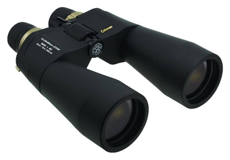 Binoculares Coleman 10-25x60 Zoom de Tamaño Completo