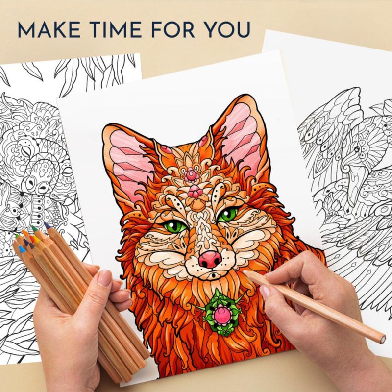 Libro para colorear RYVE Animal Mindfulness – 31 diseños
