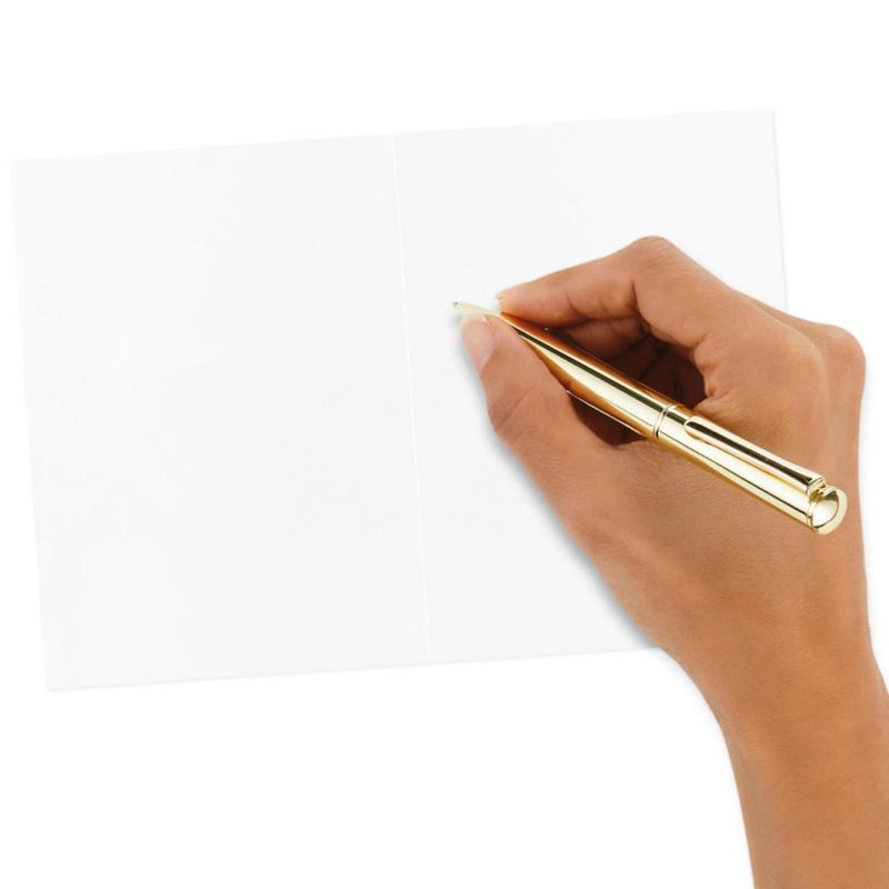 Tarjetas de agradecimiento Hallmark 48 unidades con corazones y flores metalizados