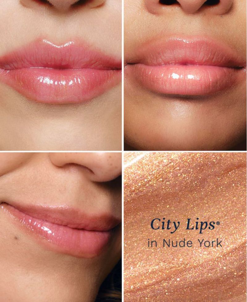Brillo Labial City Beauty 49 ml Nude York Voluminizador