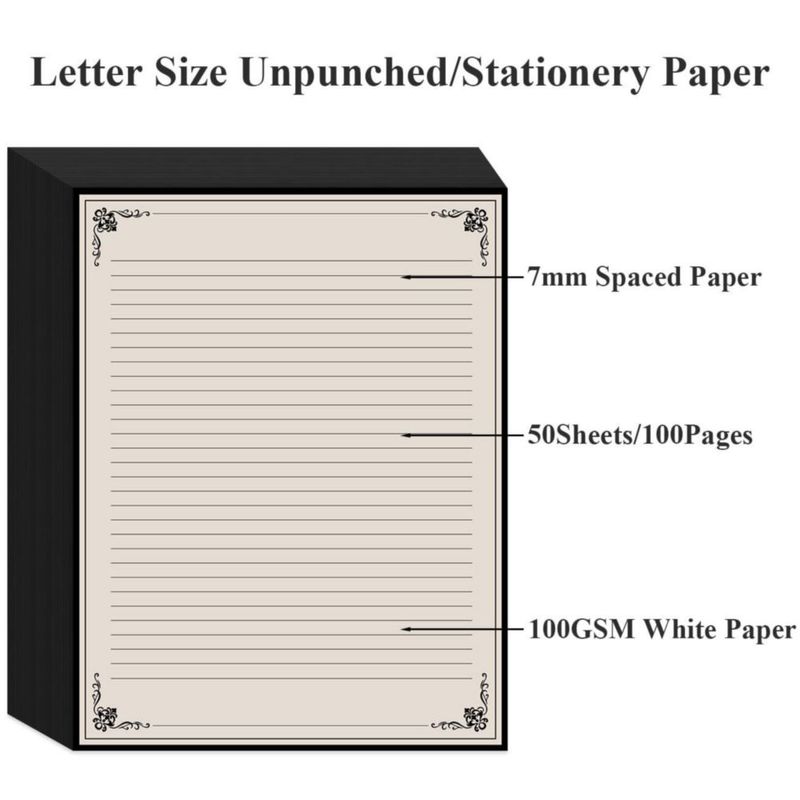 Papel para escribir Yaridar 21 x 28 cm 50 hojas 100 g/m²