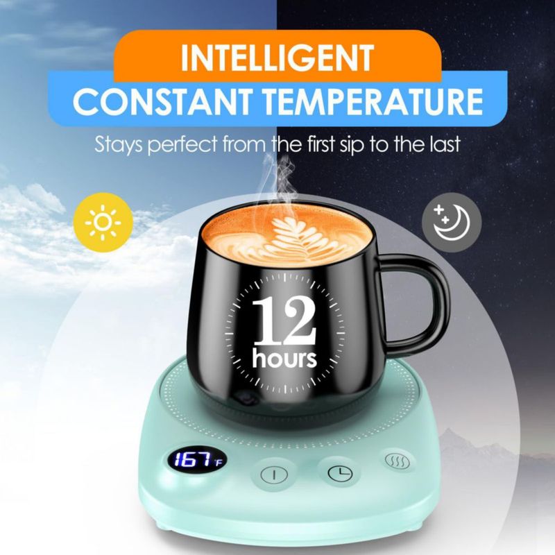 Calentador de Café KitchekShop 50W 110V con Apagado Automático