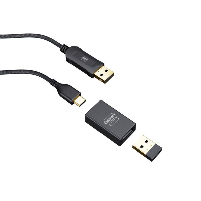 Ratón Gaming CHERRY XTRFY M64 Inalámbrico Negro