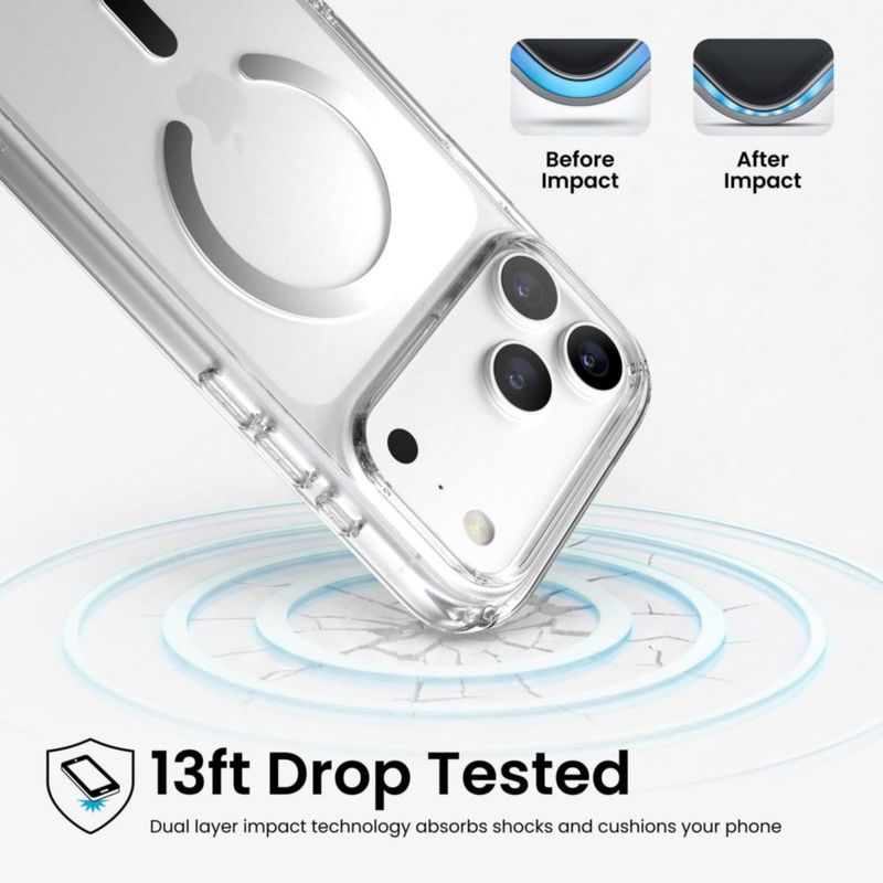 Funda Speck Presidio Perfect-Clear para iPhone 18 Pro Max