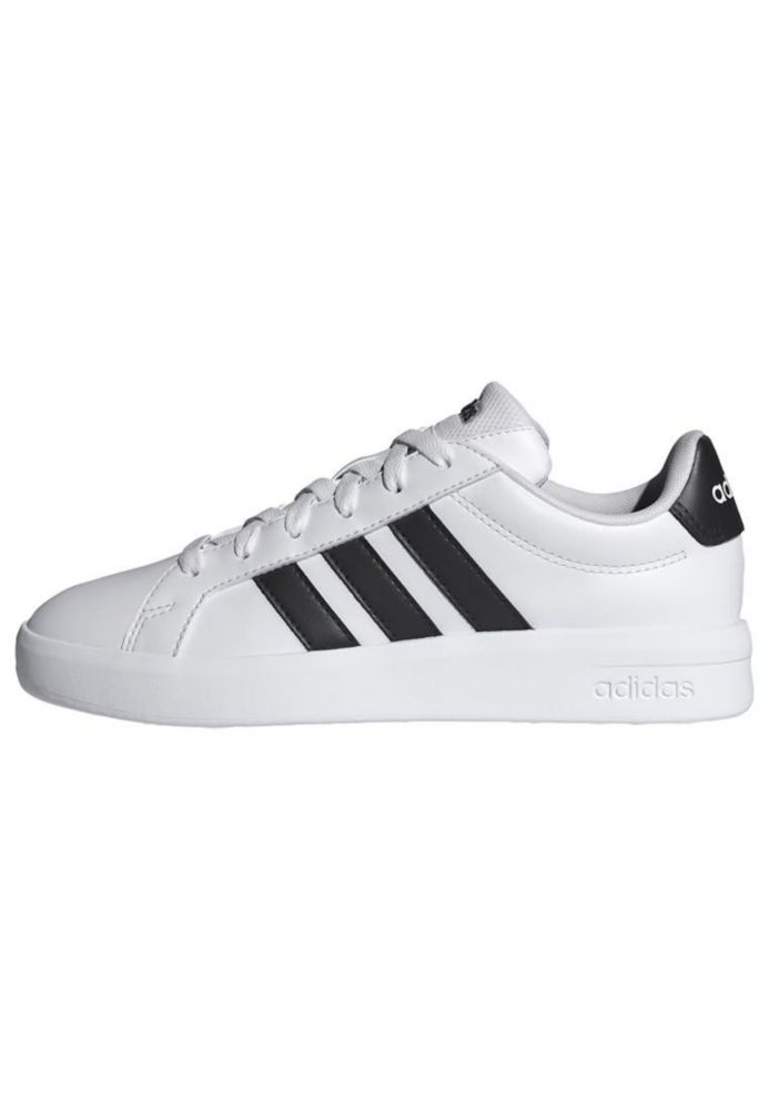 Zapatillas adidas Grand Court 3.0 J blanco/negro talla 7 (US Kids)