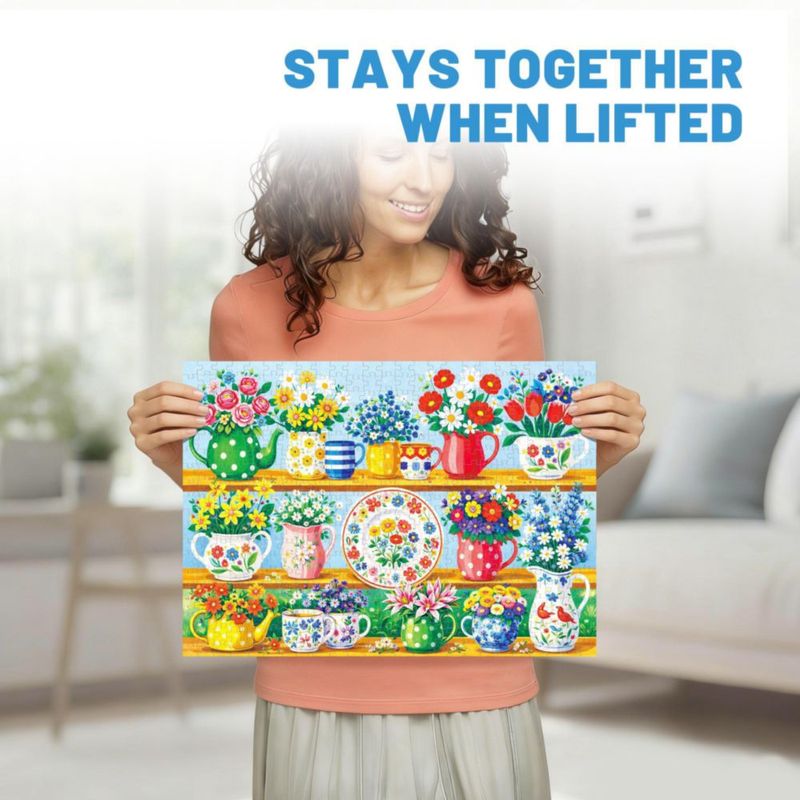 PUZZLES BenBen 500 piezas - Teteras florecientes - Floral