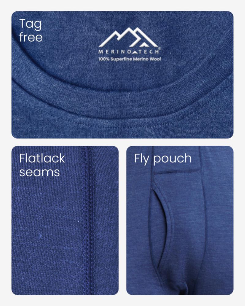 Conjunto de capa base Merino.tech XL 250 gris carbón