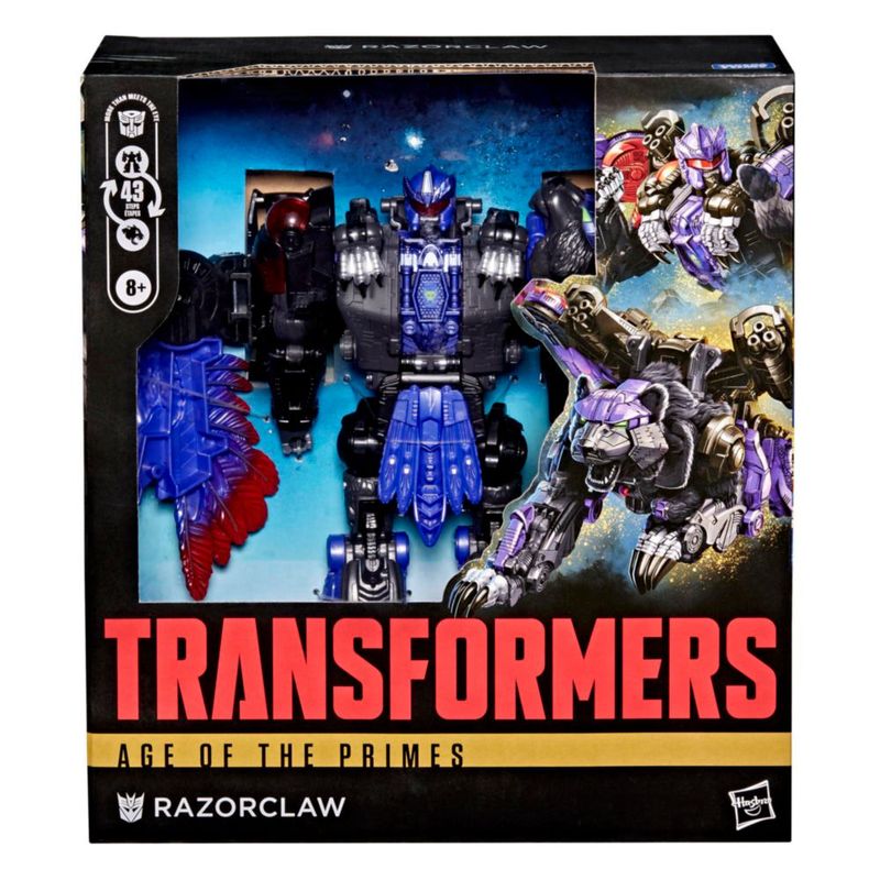 Figura de Acción Transformers Razorclaw 19 cm Clase Líder