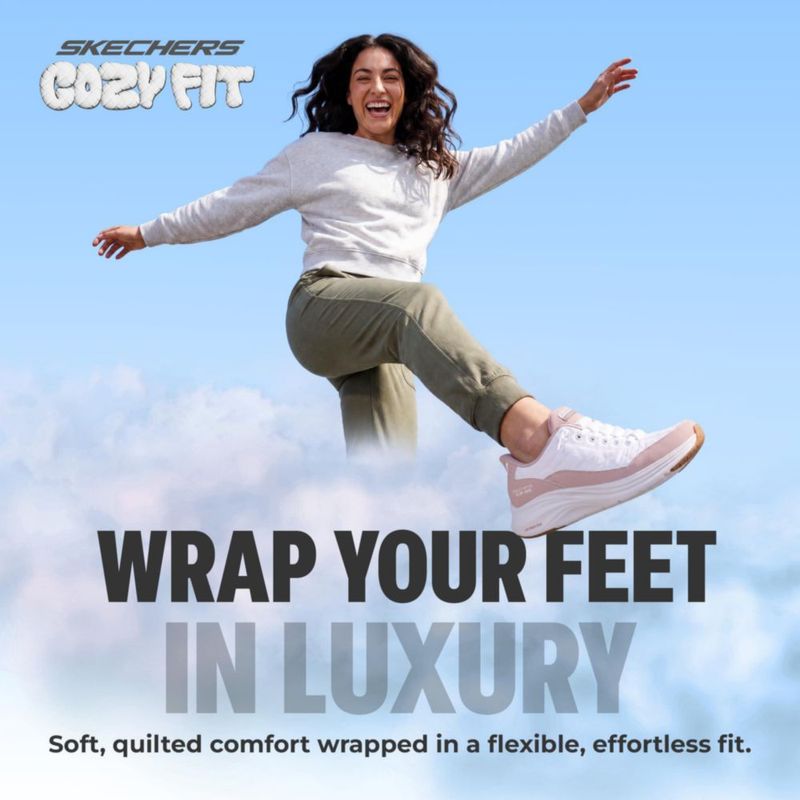 Zapatos Skechers Cozy FIT 7.5W Slip-INS Lavanda
