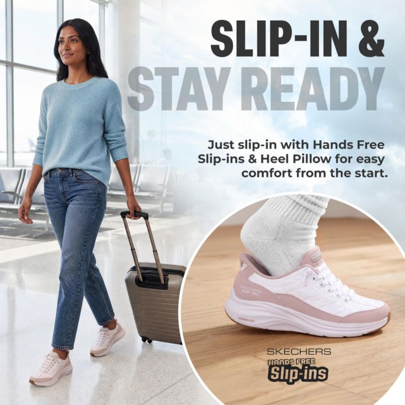 Zapatos Skechers Cozy FIT 7.5W Slip-INS Lavanda
