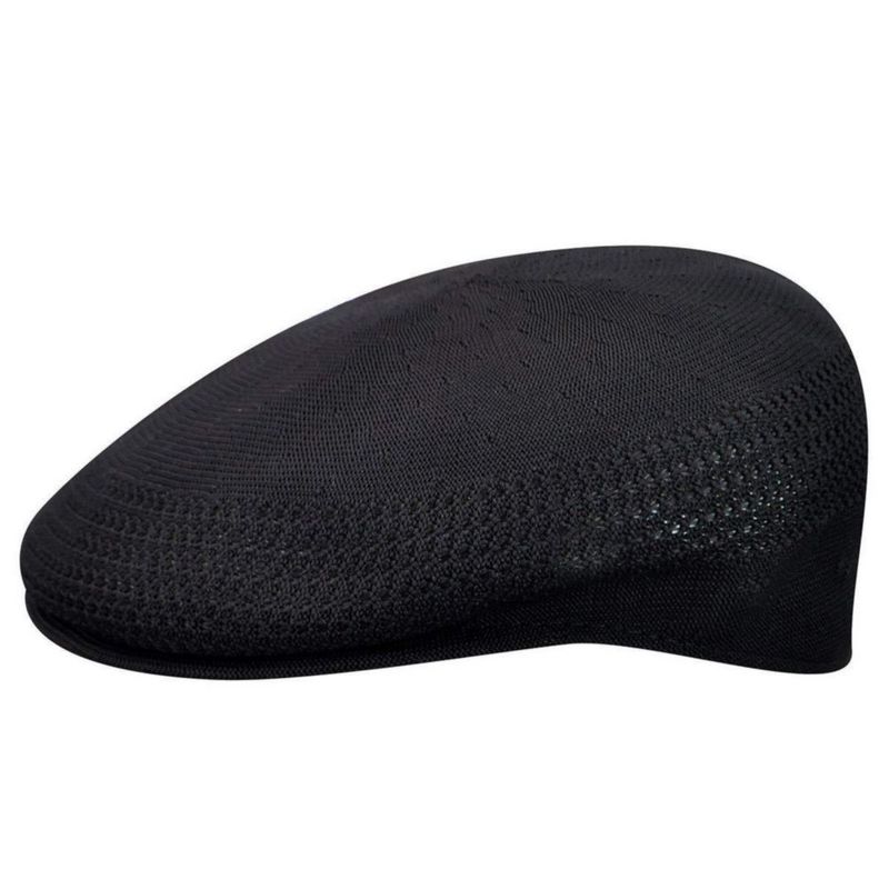Gorra plana Kangol Tropic 504 Ventair negra talla grande
