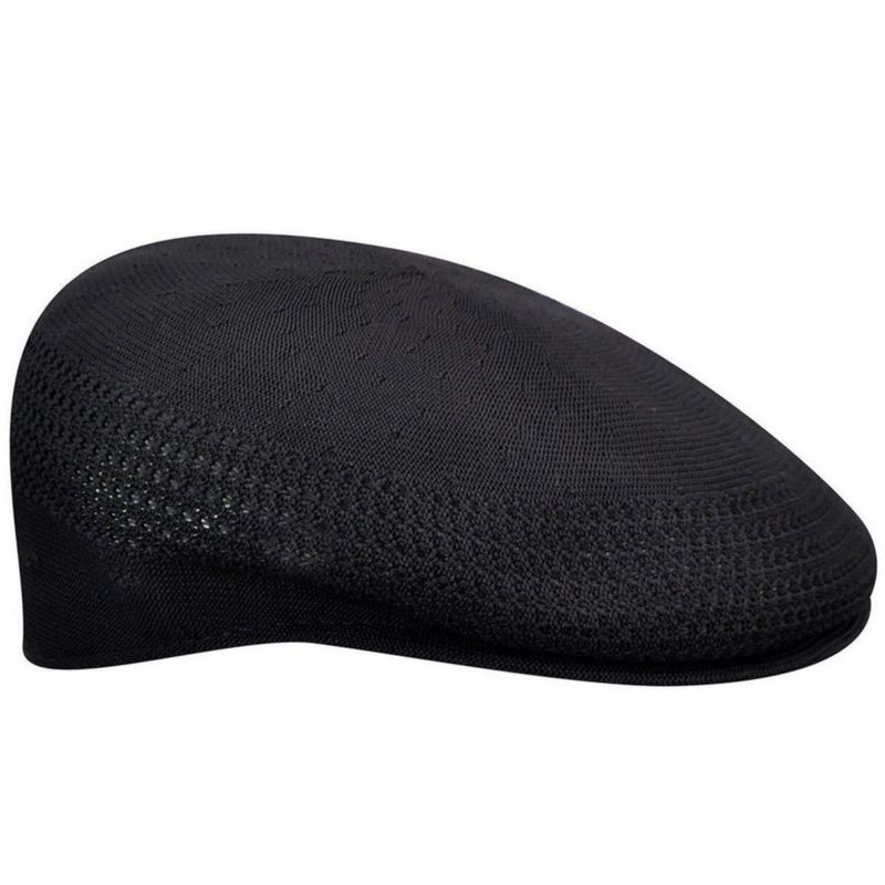 Gorra plana Kangol Tropic 504 Ventair negra talla grande