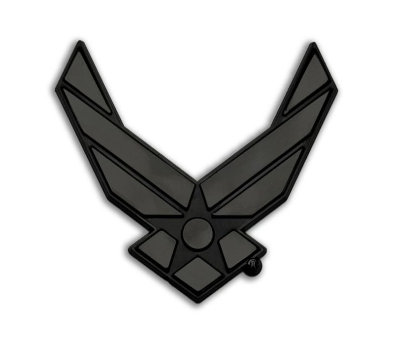 Emblema para coche NJECT Alas Blackout 8 cm (Fuerza Aérea de EE. UU.)