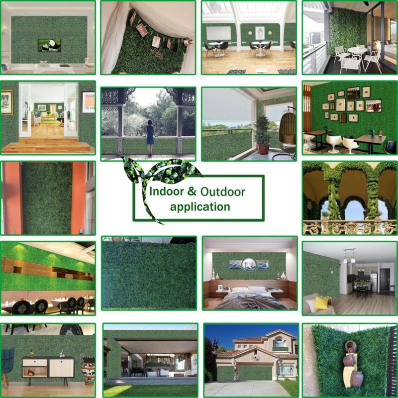 Panel de cerca ODTORY 51 cm 12 piezas (aprox. 31 m²)