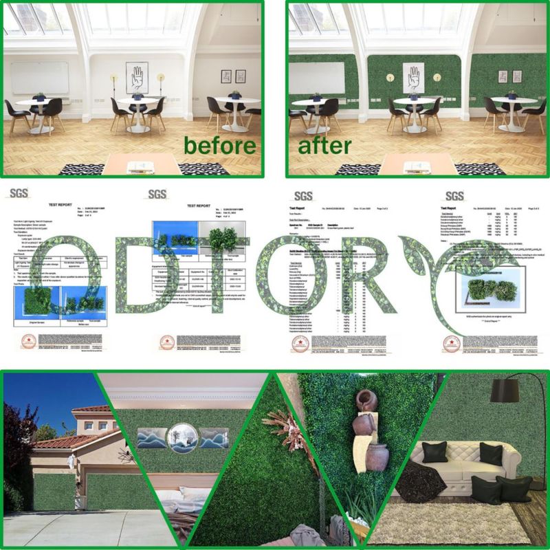 Panel de cerca ODTORY 51 cm 12 piezas (aprox. 31 m²)