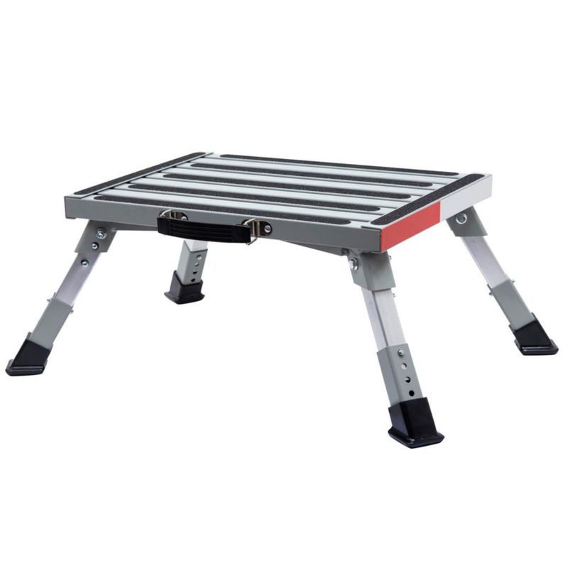 Escalón plegable Homeon Wheels de 41 cm antideslizante