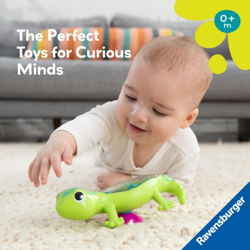 Ravensburger Rainmaker Gecko – Juguete Sensorial Impermeable